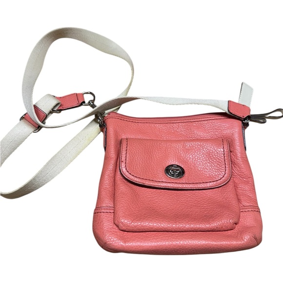 VTG leather Coach crossbody bag - Picture 1 of 7